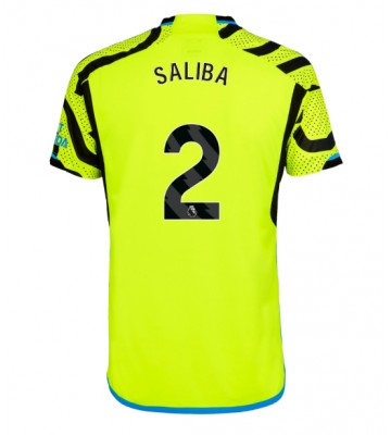 Arsenal William Saliba #2 Bortatröja 2023-24 Kortärmad